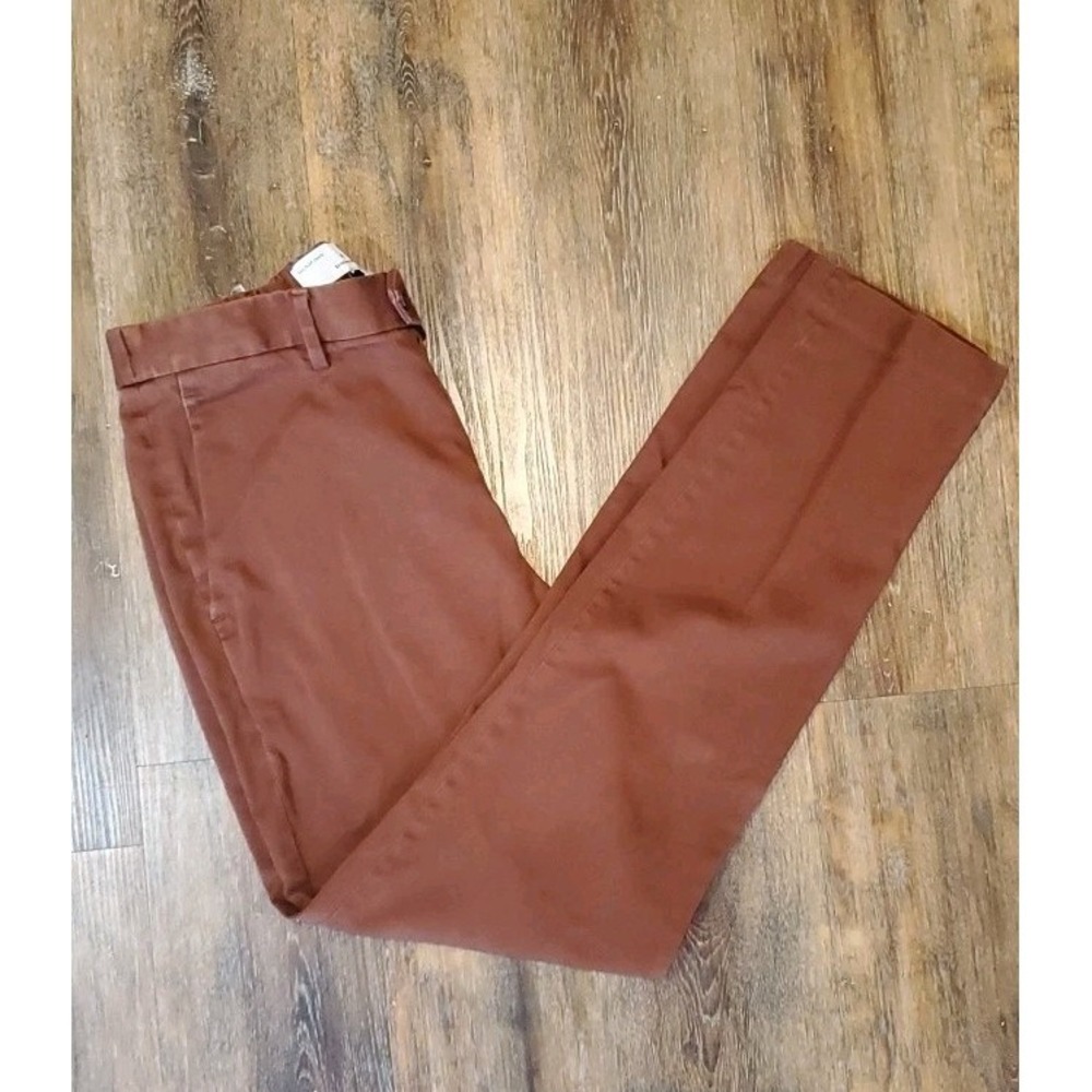 Banana Republic Burnt Sienna Slim Fit Traveler Chino 32 x 32 Stretch